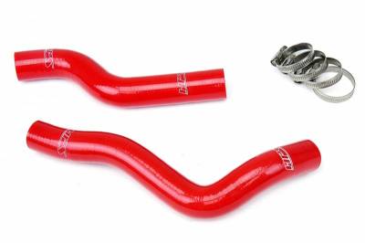 HPS Silicone Hose - HPS Red Reinforced Silicone Radiator Hose Kit Coolant for Honda 09-13 Fit