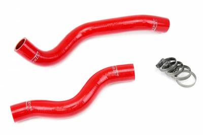 HPS Silicone Hose - HPS Red Reinforced Silicone Radiator Hose Kit Coolant for Honda 12-15 Civic Non Si 1.8L