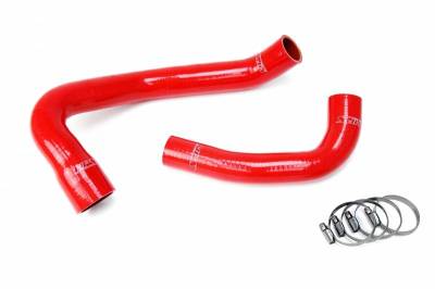 HPS Silicone Hose - HPS Red Reinforced Silicone Radiator Hose Kit Coolant for Jeep 00-06 Wrangler TJ 4.0L