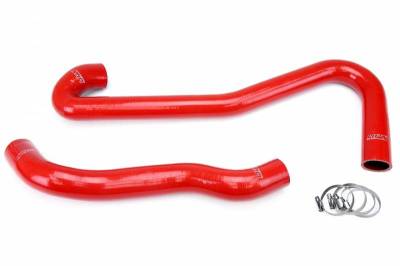 HPS Silicone Hose - HPS Red Reinforced Silicone Radiator Hose Kit Coolant for Jeep 09-10 Grand Cherokee SRT8 6.1L V8 WK1
