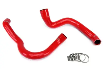 HPS Silicone Hose - HPS Red Reinforced Silicone Radiator Hose Kit Coolant for Jeep 91-01 Cherokee XJ 4.0L