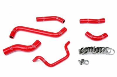 HPS Silicone Hose - HPS Red Reinforced Silicone Radiator Hose Kit Coolant for Kawasaki 10-11 KX450F