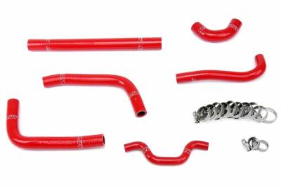 HPS Silicone Hose - HPS Red Reinforced Silicone Radiator Hose Kit Coolant for Kawasaki 2011 KX250F