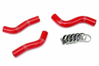 HPS Silicone Hose - HPS Red Reinforced Silicone Radiator Hose Kit Coolant for KTM 07-10 250SXF