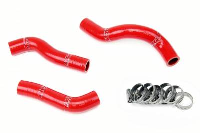 HPS Silicone Hose - HPS Red Reinforced Silicone Radiator Hose Kit Coolant for KTM 11-12 250SXF