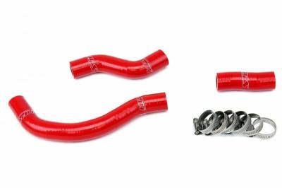 HPS Silicone Hose - HPS Red Reinforced Silicone Radiator Hose Kit Coolant for KTM 11-12 450SXF