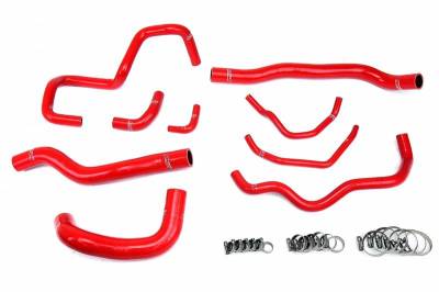 HPS Silicone Hose - HPS Red Reinforced Silicone Radiator Hose Kit Coolant for Mazda 06-07 Mazdaspeed 6 2.3L Turbo