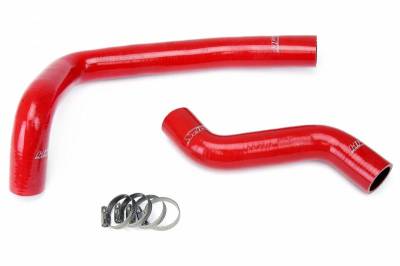 HPS Silicone Hose - HPS Red Reinforced Silicone Radiator Hose Kit Coolant for Mazda 93-97 RX7 FD3S