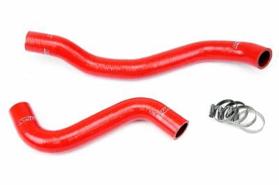 HPS Silicone Hose - HPS Red Reinforced Silicone Radiator Hose Kit Coolant for Mitsubishi 95-99 Eclipse Turbo