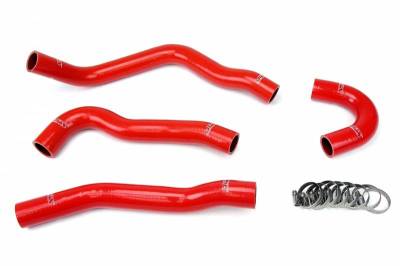 HPS Silicone Hose - HPS Red Reinforced Silicone Radiator Hose Kit Coolant for Mitsubishi Lancer EVO 10