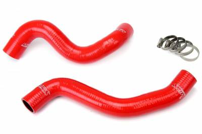 HPS Silicone Hose - HPS Red Reinforced Silicone Radiator Hose Kit Coolant for Scion 05-10 tC