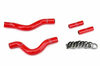HPS Silicone Hose - HPS Red Reinforced Silicone Radiator Hose Kit Coolant for Suzuki 01-11 RM250