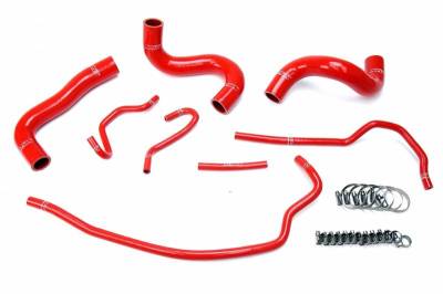 HPS Silicone Hose - HPS Red Reinforced Silicone Radiator Hose Kit Coolant for Toyota 09-13 Corolla 1.8L