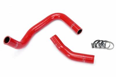HPS Silicone Hose - HPS Red Reinforced Silicone Radiator Hose Kit Coolant for Toyota 85-87 Corolla AE86