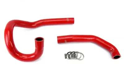 HPS Silicone Hose - HPS Red Reinforced Silicone Radiator Hose Kit Coolant for Toyota 86-92 Supra MK3 Turbo & NA 7MGE / 7MGTE