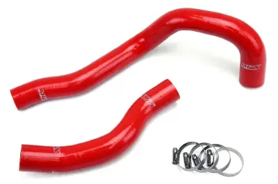 HPS Silicone Hose - HPS Red Reinforced Silicone Radiator Hose Kit Coolant for Toyota 93-98 Supra Non Turbo 2JZGE