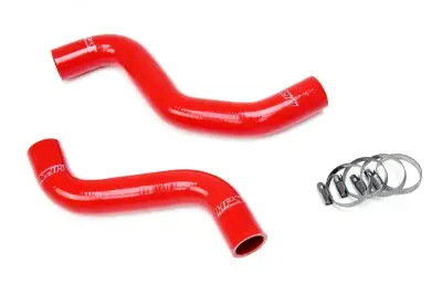 HPS Silicone Hose - HPS Red Reinforced Silicone Radiator Hose Kit Coolant for Toyota 95-04 Tacoma V6 3.4L Manual Trans.