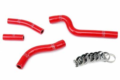HPS Silicone Hose - HPS Red Reinforced Silicone Radiator Hose Kit Coolant for Yamaha 07-09 YZ250F