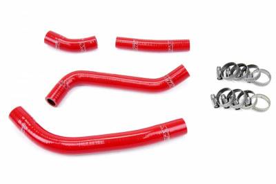 HPS Silicone Hose - HPS Red Reinforced Silicone Radiator Hose Kit Coolant for Yamaha 10-12 YZ450F