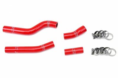 HPS Silicone Hose - HPS Red Reinforced Silicone Radiator Hose Kit Coolant for Yamaha 07-09 YZ450F