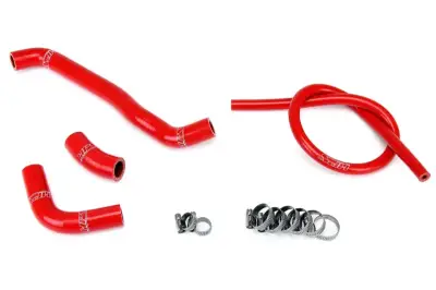 HPS Silicone Hose - HPS Red Reinforced Silicone Radiator Hose Kit for Suzuki 00-08 DRZ400S DRZ400SM