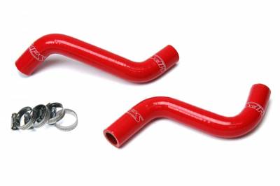 HPS Silicone Hose - HPS Red Reinforced Silicone Radiator Hose Kit for Yamaha 14-17 YFZ450R