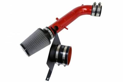 HPS Silicone Hose - HPS Red Shortram Air Intake + Heat Shield for 01-05 Lexus IS300 3.0L