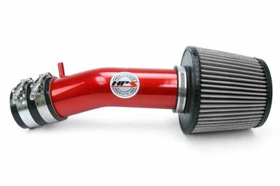 HPS Silicone Hose - HPS Red Shortram Cool Air Intake Kit for 03-07 Honda Accord 3.0L V6 7th Gen