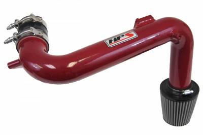 HPS Silicone Hose - HPS Red Shortram Cool Air Intake Kit for 12-15 Scion iQ 1.3L US-Spec