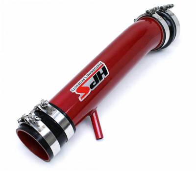 HPS Silicone Hose - HPS Red Shortram Post MAF Air Intake Pipe for 14-16 Lexus IS250 2.5L V6 Non F-Sport