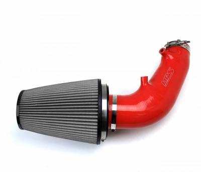 HPS Silicone Hose - HPS Red Silicone Air Intake for 06-09 Honda S2000 AP2 2.2L F22 drive-by-wire