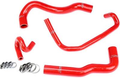 HPS Silicone Hose - HPS Red Silicone Radiator + Heater Hose Kit for 01-05 Lexus IS300 w/ JZS170 Crown 1JZ VVTi