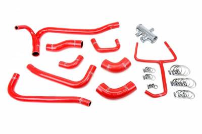 HPS Silicone Hose - HPS Red Silicone Radiator Hose Kit for 2007-2014 Ford Mustang GT500 5.4L 5.8L Supercharged