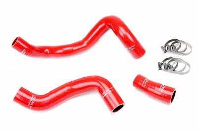 HPS Silicone Hose - HPS Red Silicone Radiator Hose Kit for 2016-2018 Ford Focus RS 2.3L Turbo