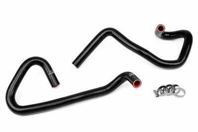 HPS Silicone Hose - HPS Reinforced Black Silicone Heater Hose Kit Coolant for Toyota 05-18 Tacoma 2.7L 4Cyl