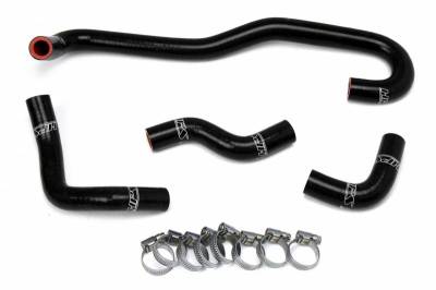 HPS Silicone Hose - HPS Reinforced Black Silicone Heater Hose Kit Coolant for Toyota 89-92 Pickup 3.0L V6 Left Hand Drive