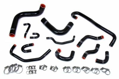 HPS Silicone Hose - HPS Reinforced Black Silicone Radiator + Heater Hose Kit Coolant for Toyota 89-92 Pickup 3.0L V6 Left Hand Drive