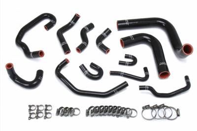 HPS Silicone Hose - HPS Reinforced Black Silicone Radiator + Heater Hose Kit Coolant for Toyota 93-95 Pickup 3.0L V6 Left Hand Drive