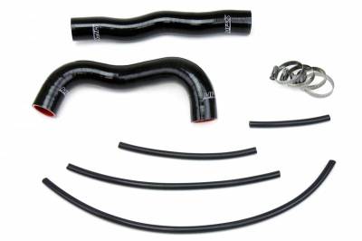 HPS Silicone Hose - HPS Reinforced Black Silicone Radiator Hose Kit Coolant for Hyundai 13-14 Genesis Coupe 2.0T Turbo 4Cyl