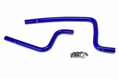 HPS Silicone Hose - HPS Reinforced Blue Silicone Heater Hose Kit Coolant for Jeep 97-02 Wrangler TJ 2.5L 4Cyl
