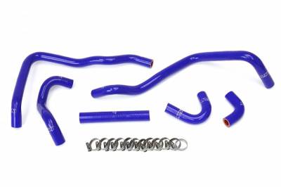 HPS Silicone Hose - HPS Reinforced Blue Silicone Heater Hose Kit Coolant for Toyota 00-05 MR2 Spyder