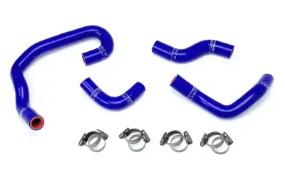 HPS Silicone Hose - HPS Reinforced Blue Silicone Heater Hose Kit Coolant for Toyota 93-95 Pickup 3.0L V6 Left Hand Drive