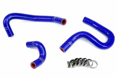 HPS Silicone Hose - HPS Reinforced Blue Silicone Heater Hose Kit Coolant for Toyota 96-02 4Runner 3.4L V6 without rear heater