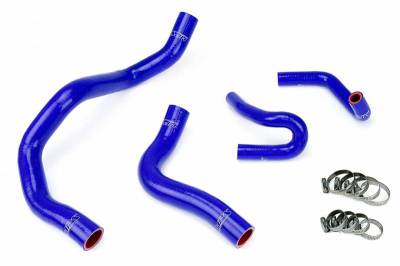 HPS Silicone Hose - HPS Reinforced Blue Silicone Radiator + Heater Hose Kit Coolant for Mazda 99-05 Miata 1.8L