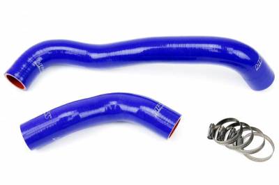 HPS Silicone Hose - HPS Reinforced Blue Silicone Radiator Hose Kit Coolant for Mazda 89-92 RX7 FC3S 1.3L NA Turbo