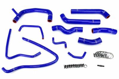 HPS Silicone Hose - HPS Reinforced Blue Silicone Radiator Hose Kit Coolant for Toyota 00-05 MR2 Spyder