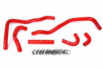 HPS Silicone Hose - HPS Reinforced Red Silicone Heater Hose Kit Coolant for Toyota 00-05 MR2 Spyder