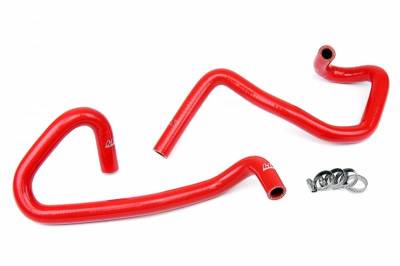 HPS Silicone Hose - HPS Reinforced Red Silicone Heater Hose Kit Coolant for Toyota 05-18 Tacoma 2.7L 4Cyl