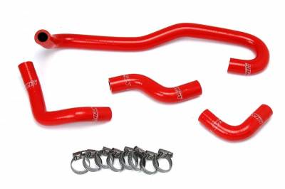 HPS Silicone Hose - HPS Reinforced Red Silicone Heater Hose Kit Coolant for Toyota 89-92 Pickup 3.0L V6 Left Hand Drive