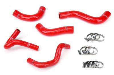 HPS Silicone Hose - HPS Reinforced Red Silicone Radiator + Heater Hose Kit Coolant for Mazda 90-93 Miata 1.6L